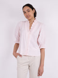 Briony Mix Stripe Blouse - Light Pink