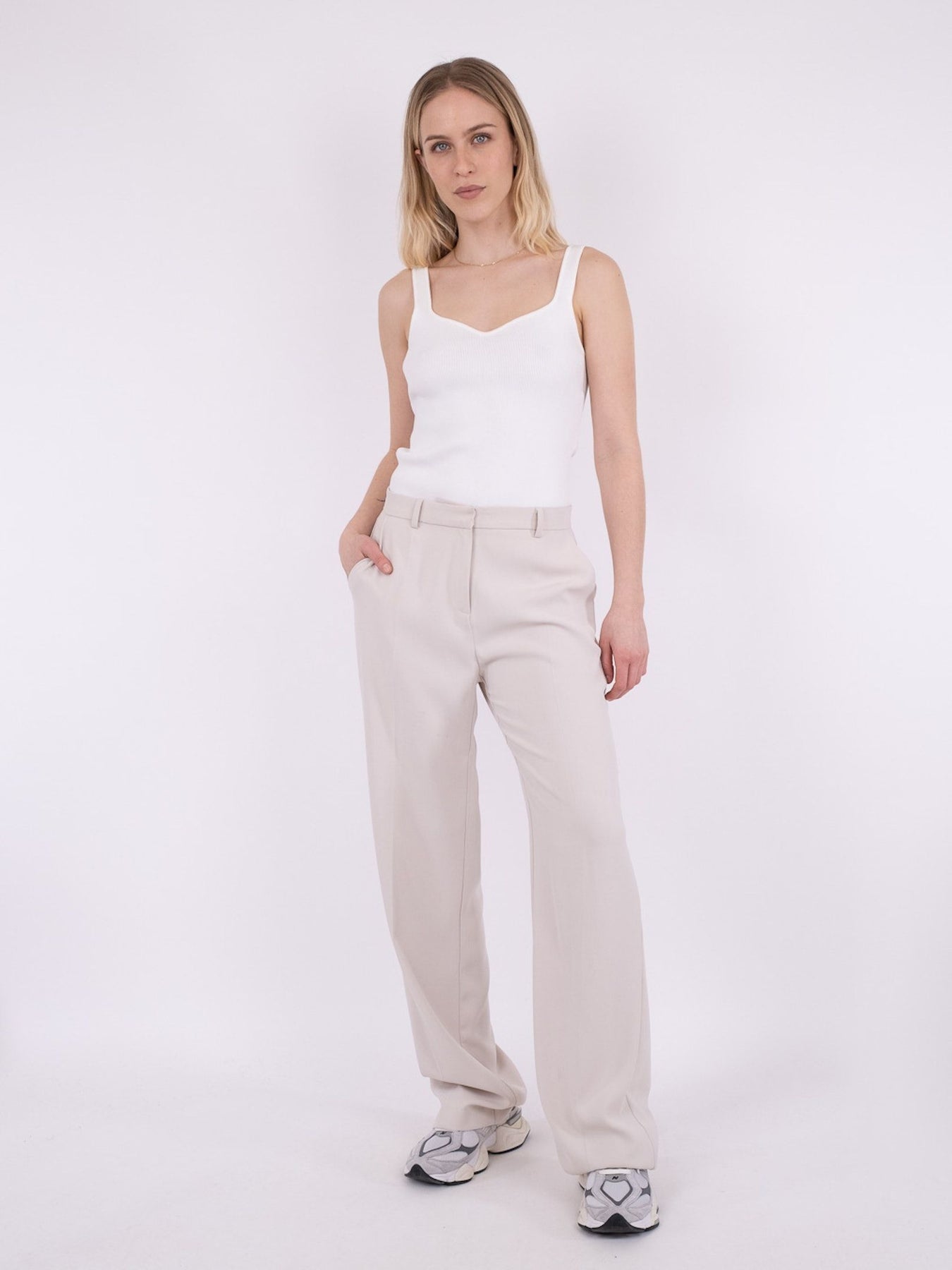 Hanora Knit Top - White