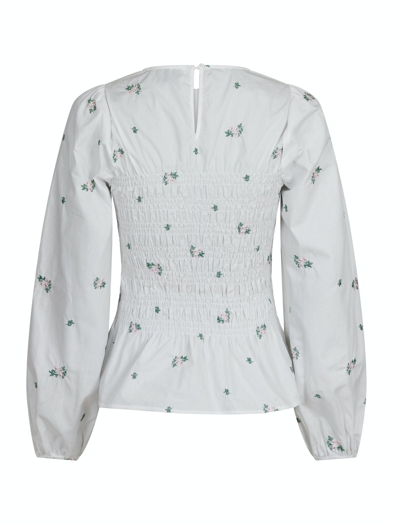 Alberta Clean Flower Blouse - White