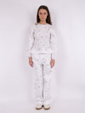 Alberta Clean Flower Blouse - White
