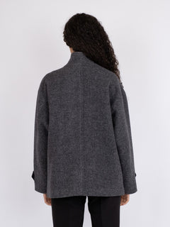 Pippa Twill Jacket - Black
