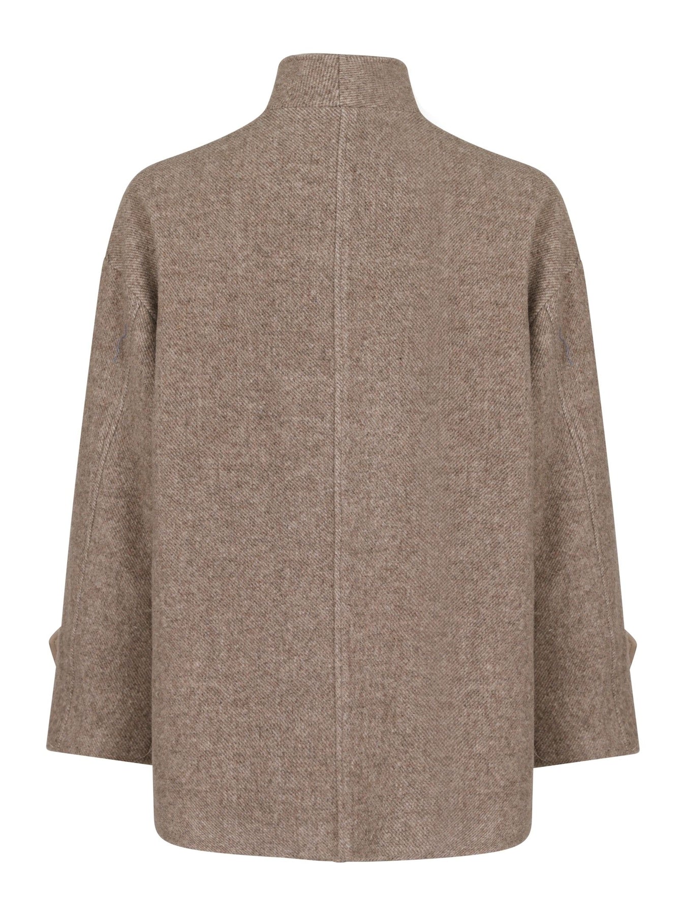 Pippa Twill Jacket - Sand Melange