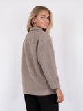 Pippa Twill Jacket - Sand Melange