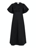Illana Poplin Dress - Svart