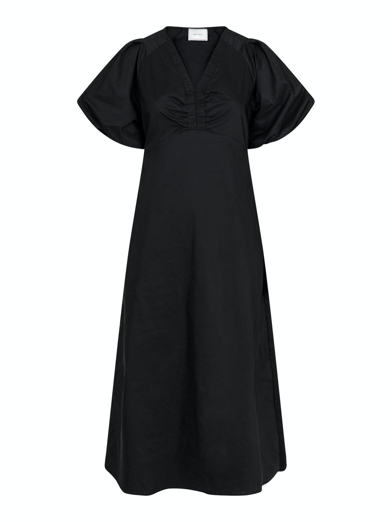 Illana Poplin Dress - Svart