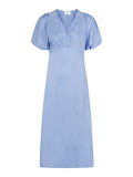 Illana Poplin Dress - Sky Blue