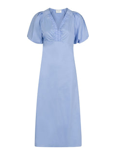 Illana Poplin Dress - Sky Blue
