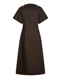 Illana Poplin Dress - Chokladbrun