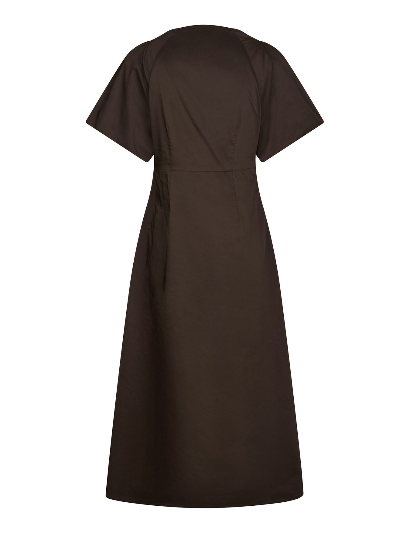 Illana Poplin Dress - Chokladbrun