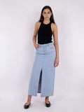 Frankie D Skirt - Light Blue