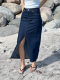 Frankie D Skirt - Dark Blue