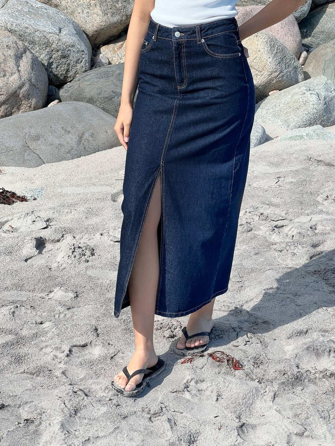 Frankie D Skirt - Dark Blue