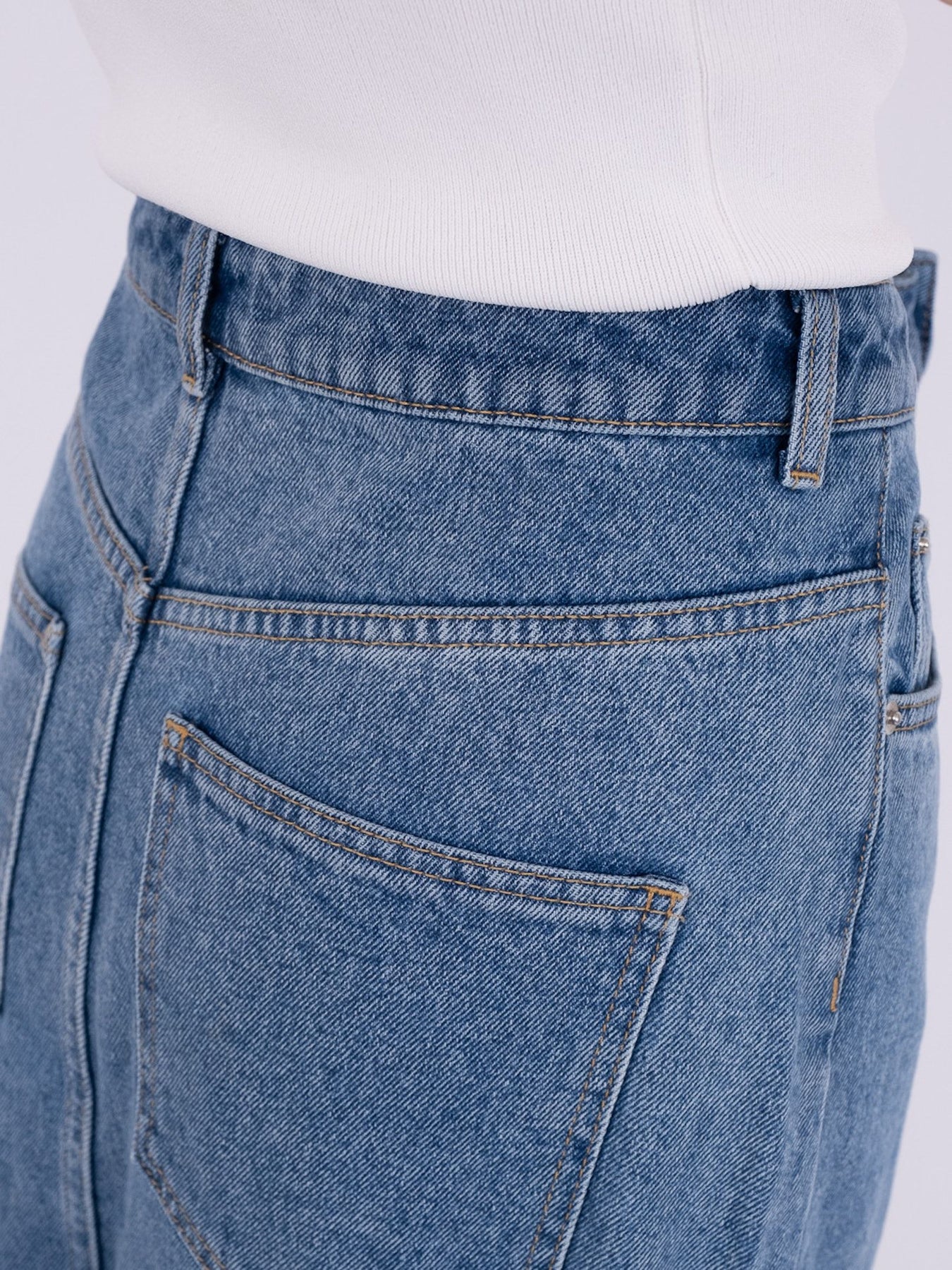 Frankie D Skirt - Vintage Blue