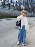Frankie D Skirt - Vintage Blue