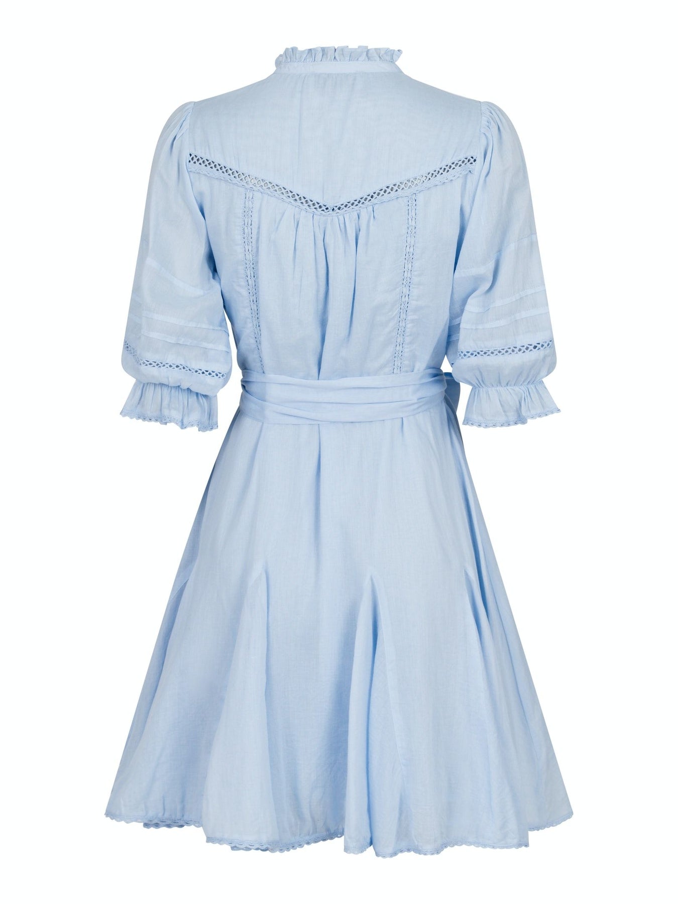 Rigitta S Voile Dress - Light Blue