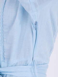 Rigitta S Voile Dress - Light Blue