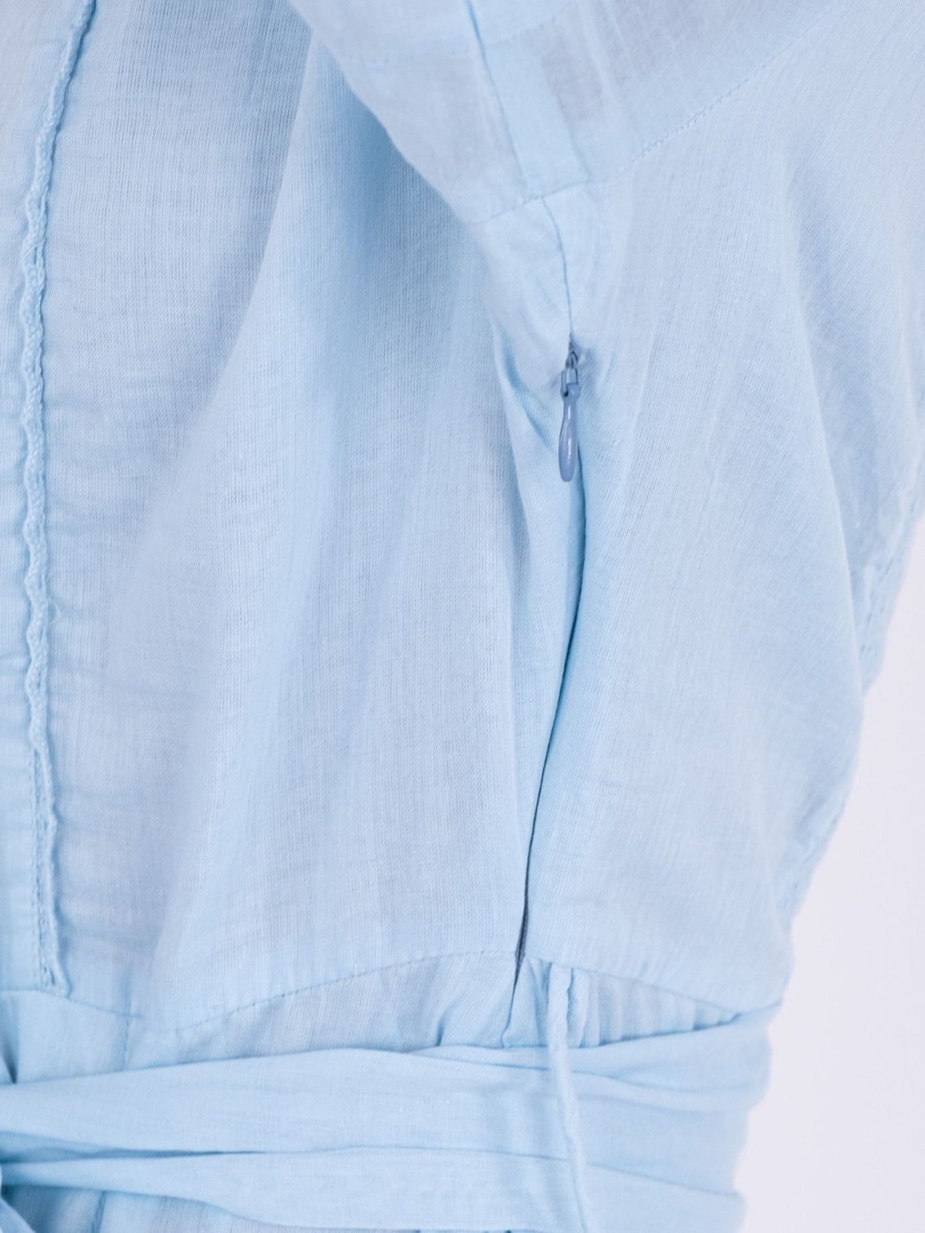 Rigitta S Voile Dress - Light Blue