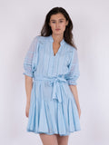Rigitta S Voile Dress - Light Blue