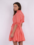 Rigitta S Voile Dress - Coral