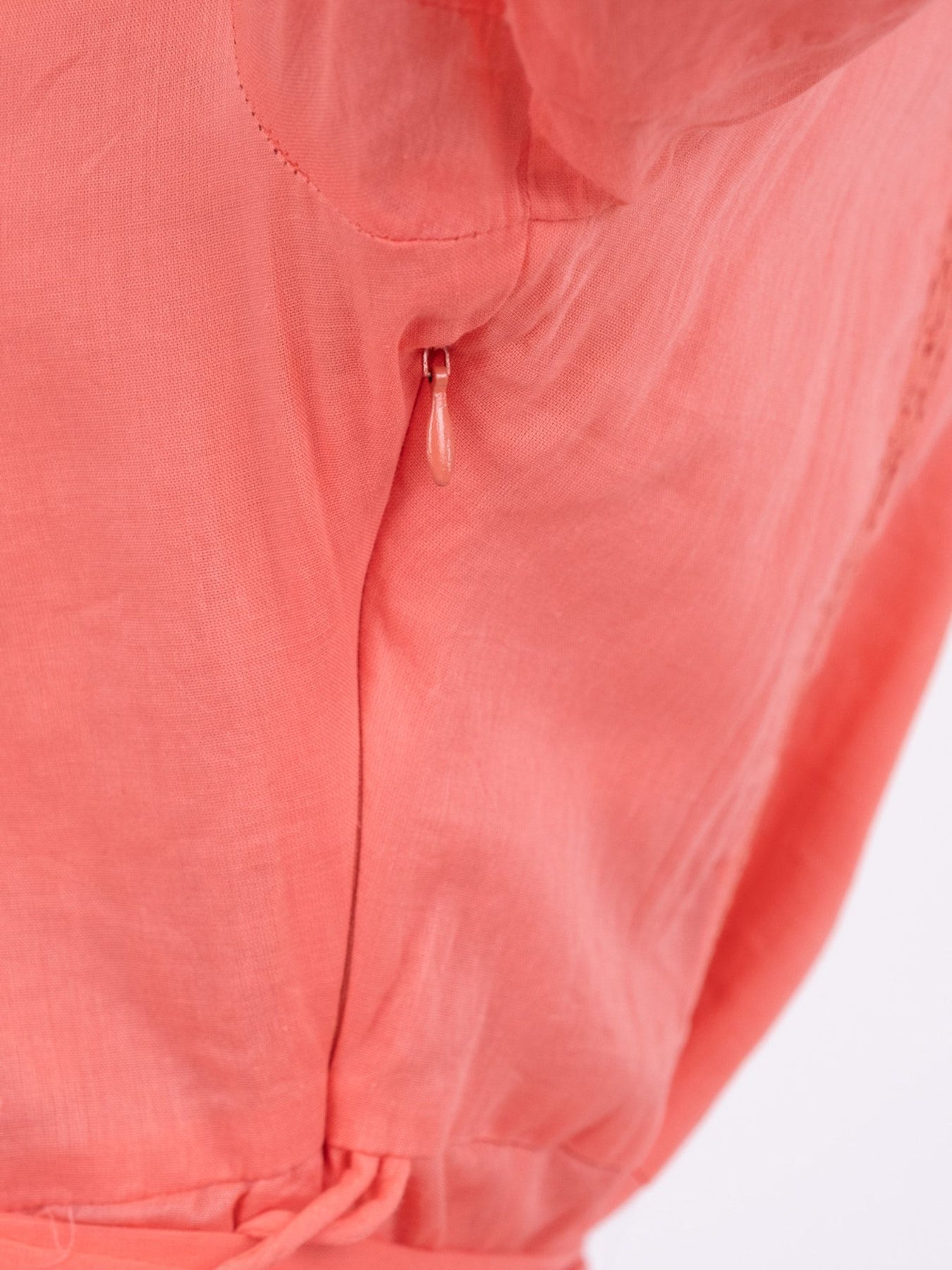 Rigitta S Voile Dress - Coral