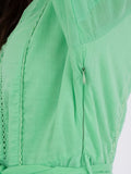 Rigitta S Voile Dress - Apple Green