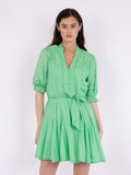 Rigitta S Voile Dress - Apple Green