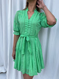 Rigitta S Voile Dress - Apple Green