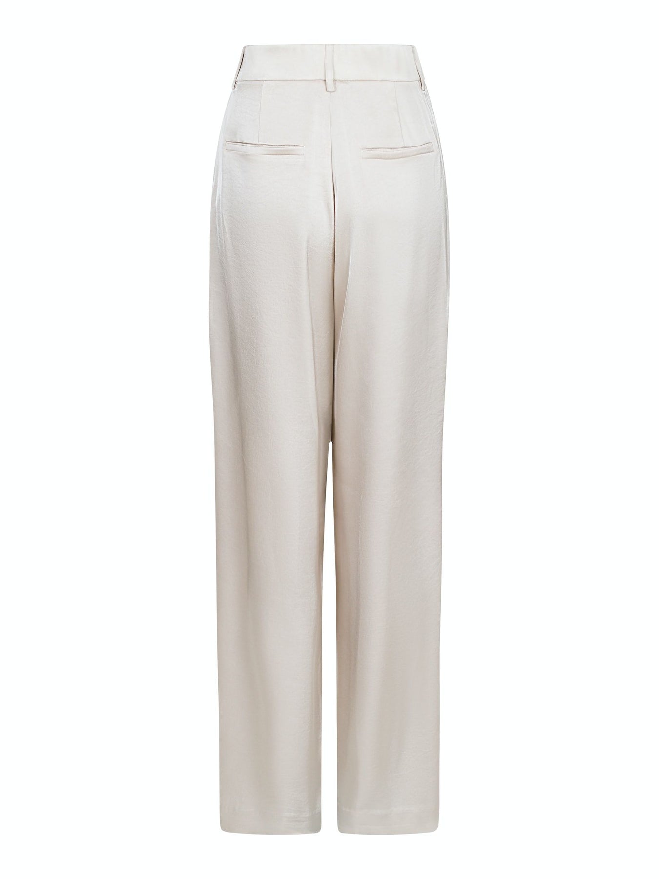 Alessandra Heavy Sateen Pants - Ivory