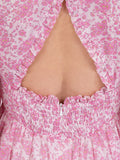 Nisja Livly Flower Dress - Light Pink
