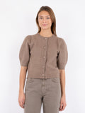 Trudy Knit Cardigan - Dusty Brown