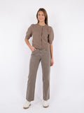 Trudy Knit Cardigan - Dusty Brown