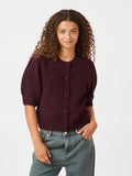 Trudy Knit Cardigan - Wine