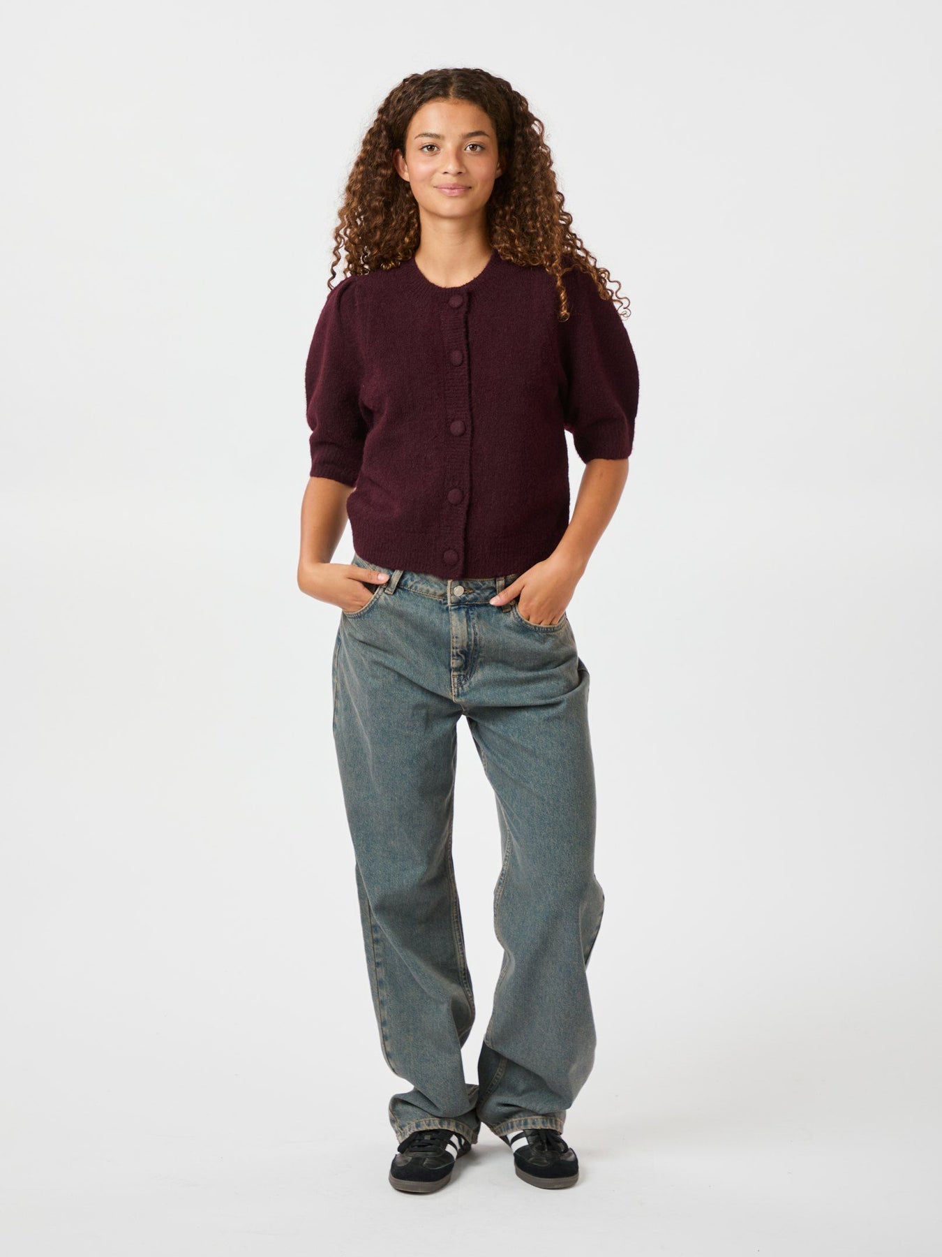 Trudy Knit Cardigan - Wine