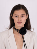 Rose With String - Black