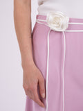 Rose With String - White