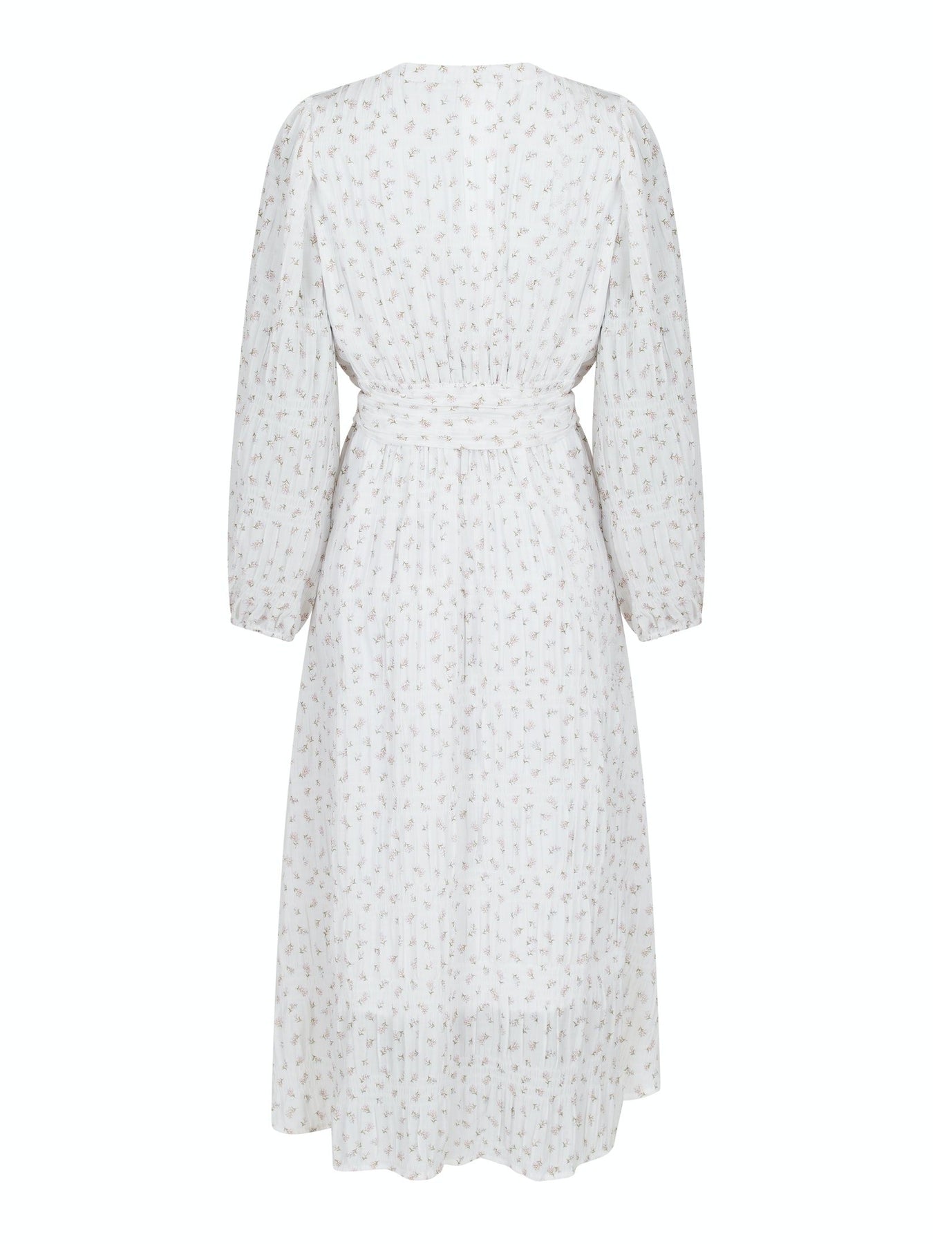 Louise Sheer Flower Dress - Off White