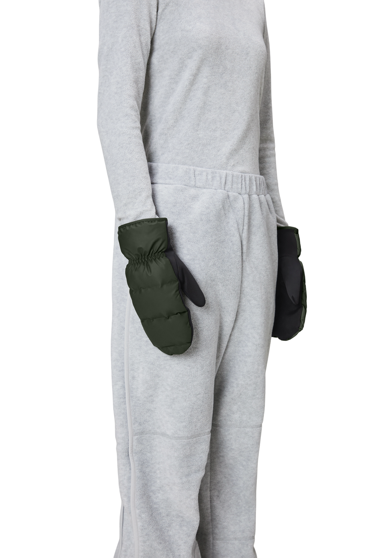 Lohja Puffer Mittens W1T2 - Green