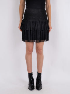 Carin Glitz Skirt - Black
