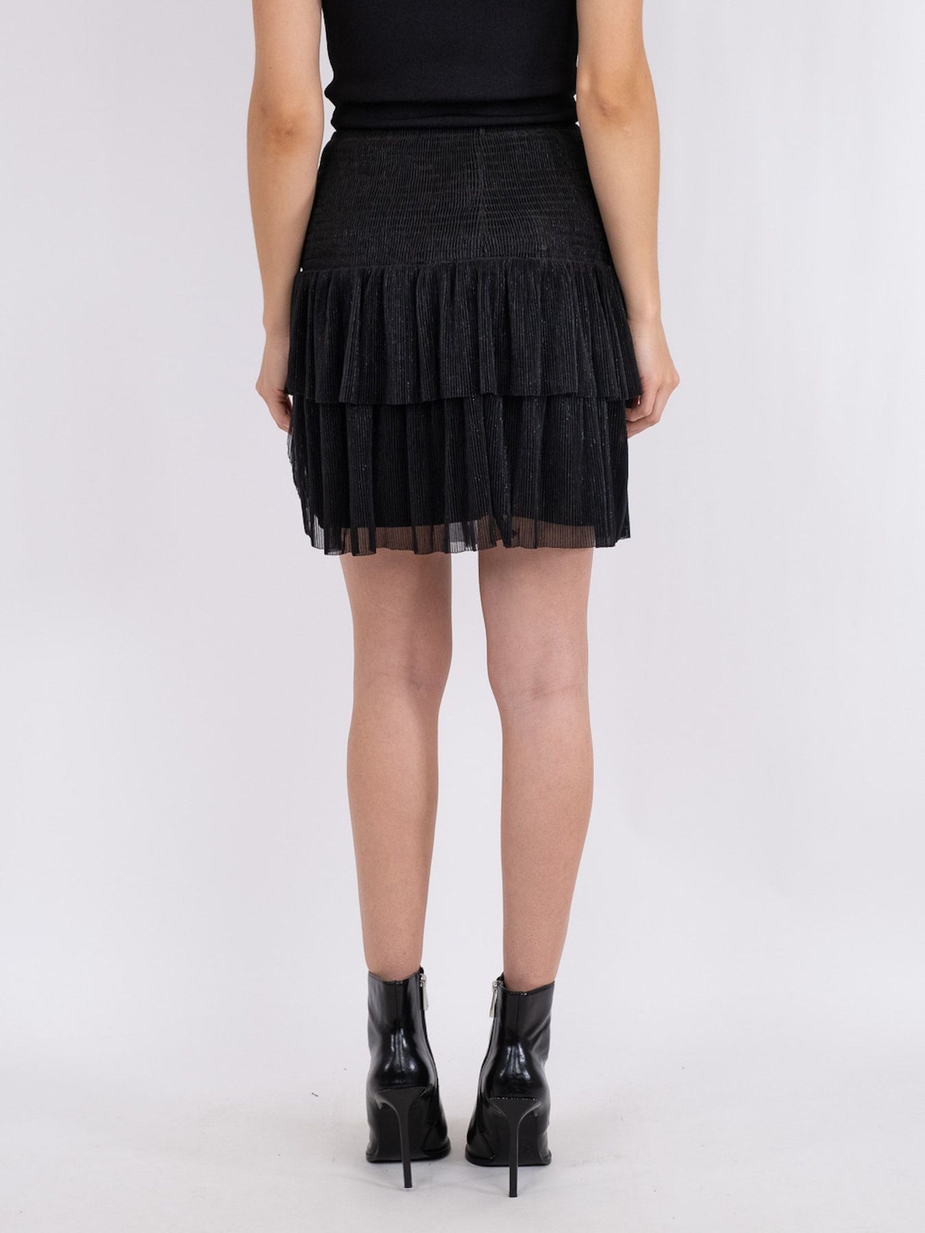 Carin Glitz Skirt - Black
