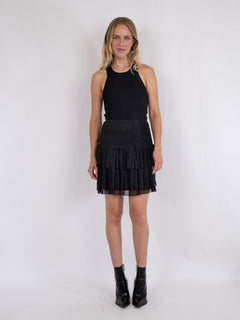 Carin Glitz Skirt - Black