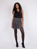 Carin Glitz Skirt - Silver