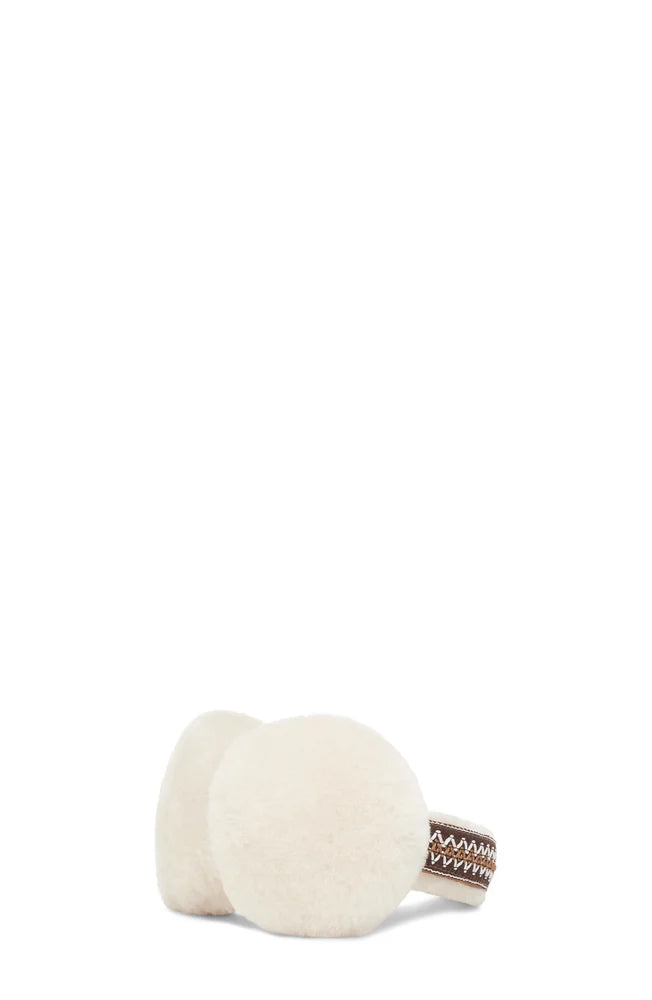 W Sheepskin Earmuffs Tas - Chestnut