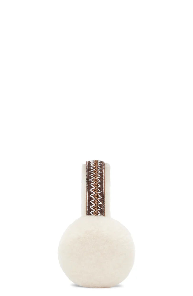 W Sheepskin Earmuffs Tas - Chestnut