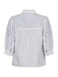 Kita Embroidery Blouse - White
