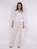 Kita Embroidery Blouse - White