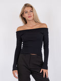 Jessy Knit Blouse - Black