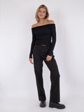 Jessy Knit Blouse - Black