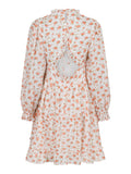 Miller Delicate Rose Dress - Tangerine