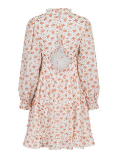 Miller Delicate Rose Dress - Tangerine