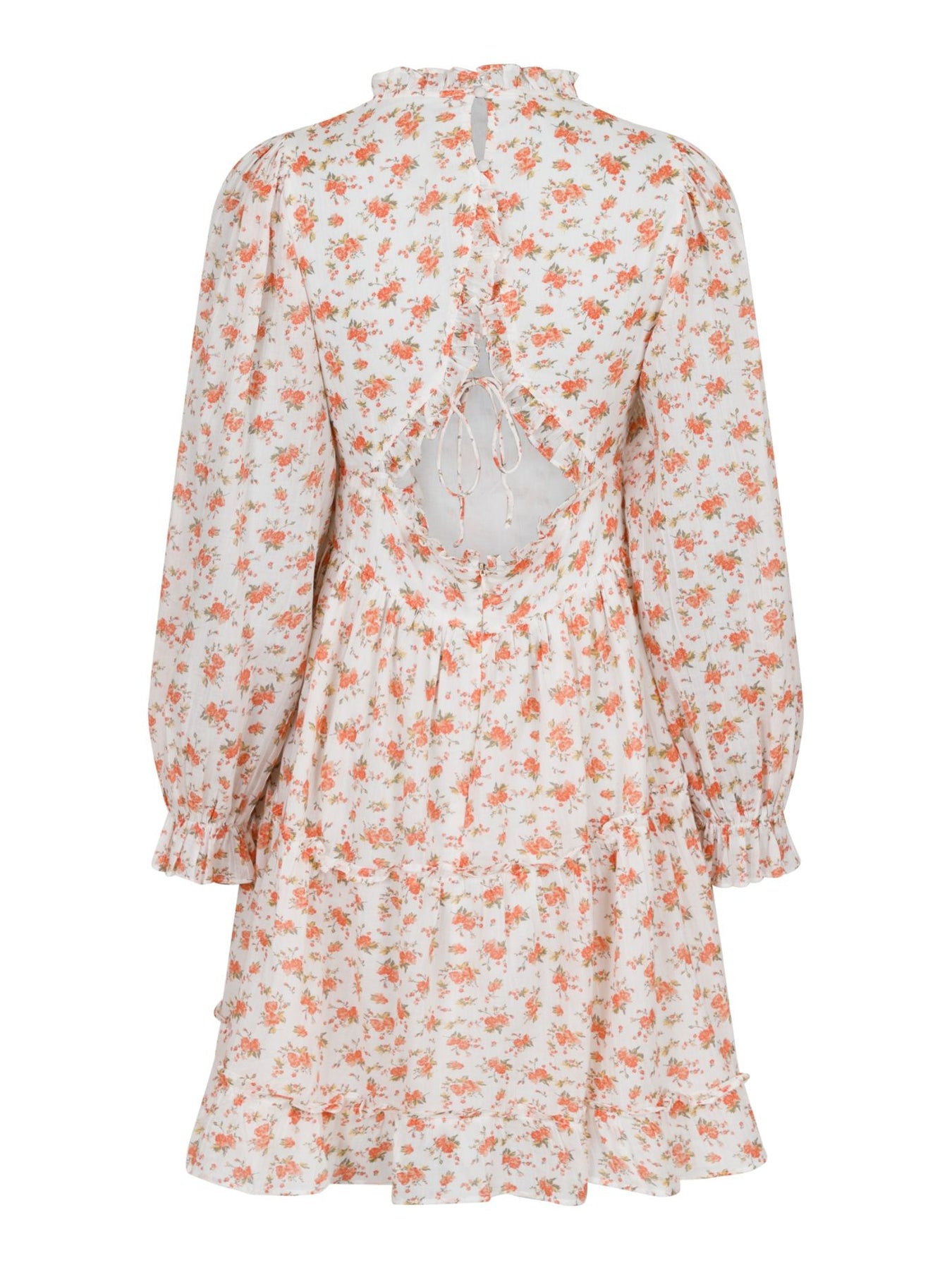 Miller Delicate Rose Dress - Tangerine